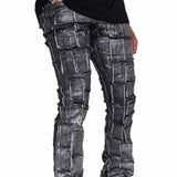 Valabasas Stacked 4444 Jeans (Grey Waxed) VLBS2214