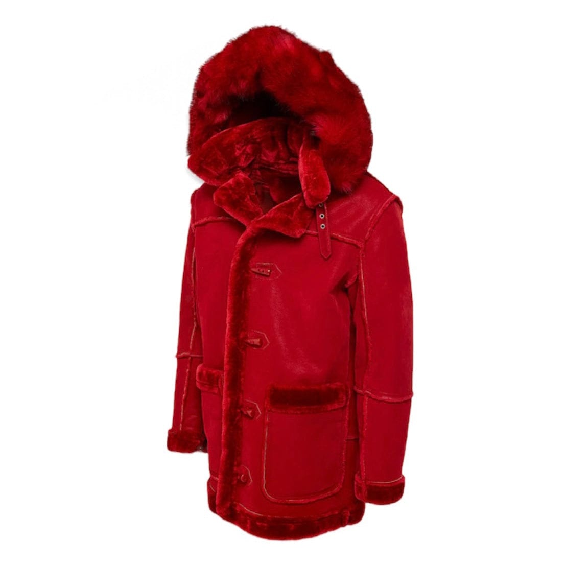 Jordan Craig Denali Shearling Jacket (Red) 91589