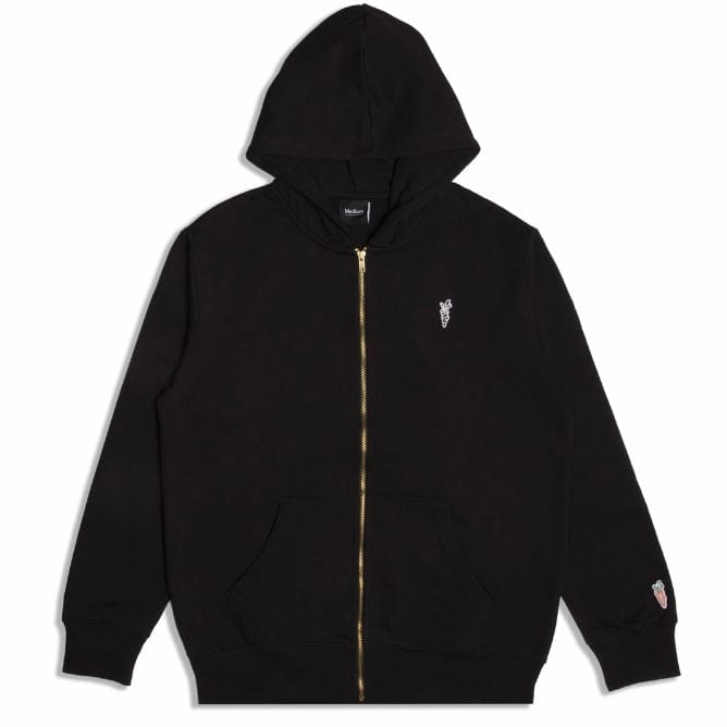 Carrots Wordmark Zip Hoodie (Black) CRTSF22-WHD