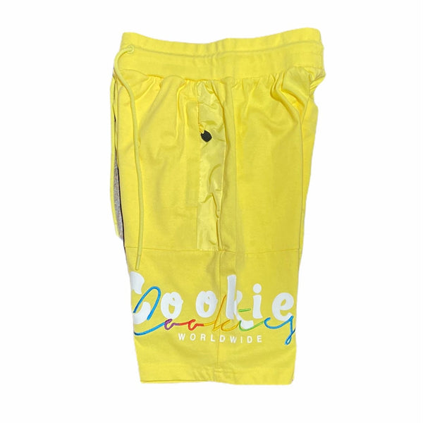 Cookies Versailles Cotton Shorts (Yellow) - 1551B4953