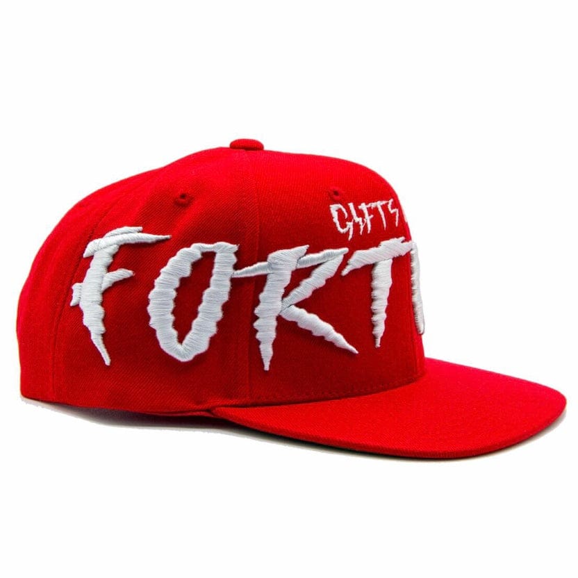 Gift Of Fortune Snake Scales Snapback (Red/White)