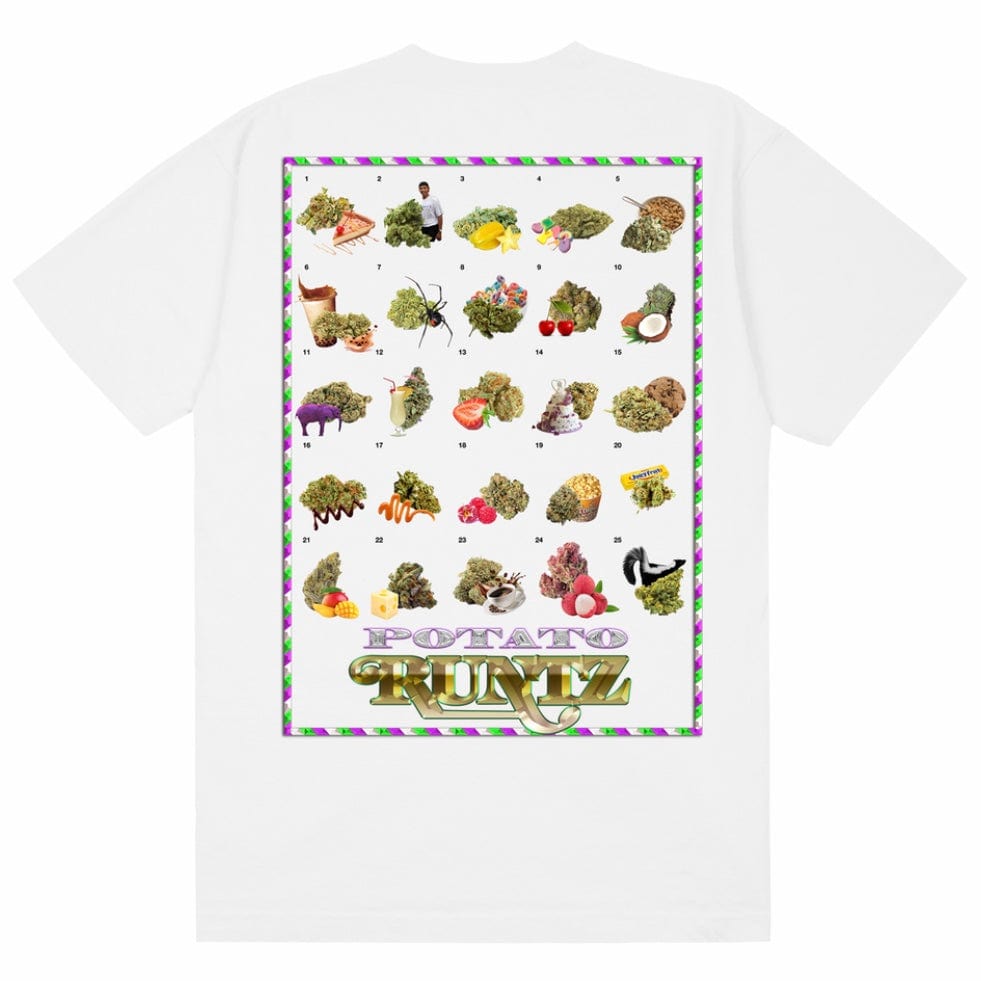 Runtz X Potato Menu Tee (White)