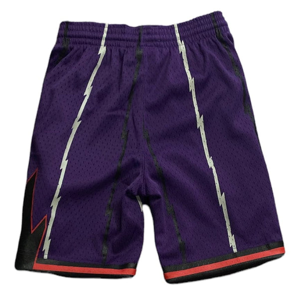 Boys Mitchell & Ness Nba Toronto Raptors Swingman Road Shorts (Purple)