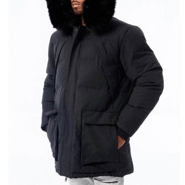 Jordan Craig Bismarck Fur Lined Parka Jacket (Black) 91537