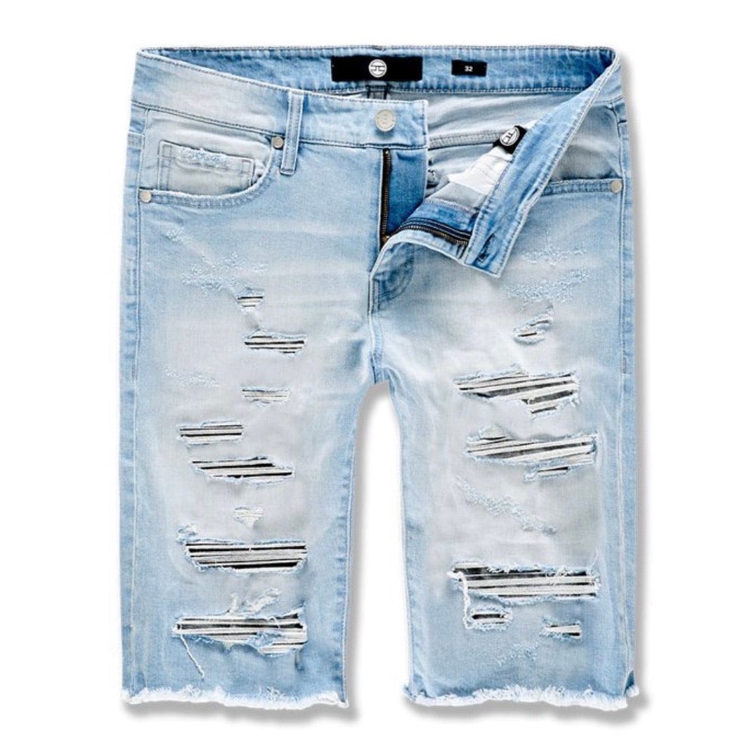 Jordan Craig Abyss Denim Shorts (Ice Blue) J3165S