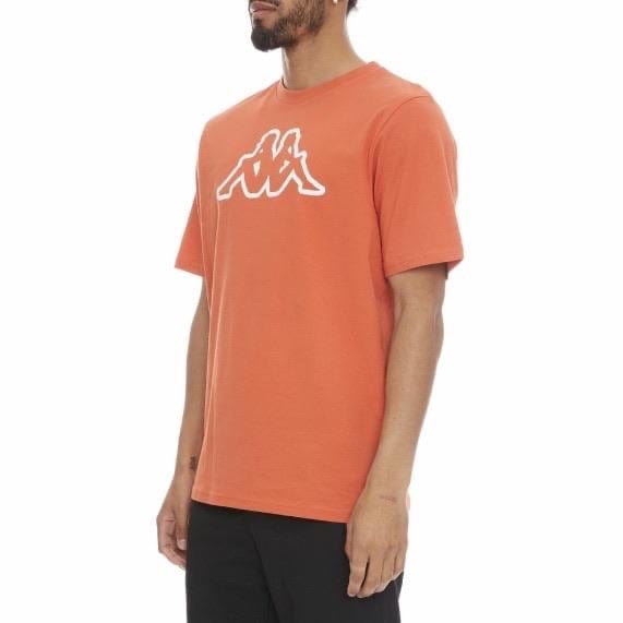 Kappa Logo Fleece Cromok T Shirt (Orange)