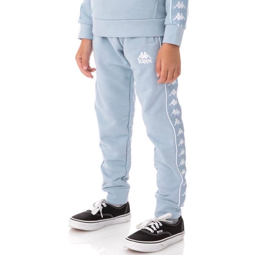 Kids Kappa 222 Banda Alanz 3 Sweatpants (Baby Blue)