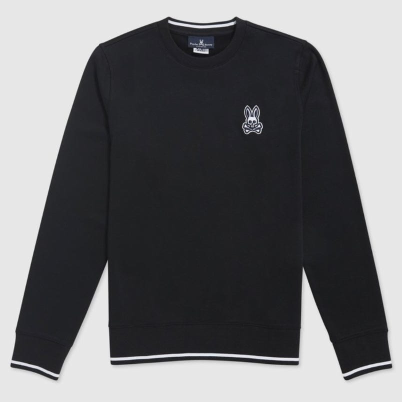 Psycho Bunny Garside Sweatshirt (Black) B6S330Q1FT