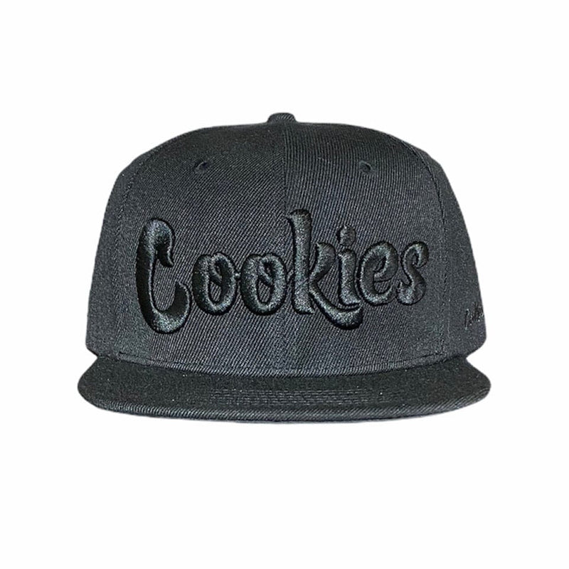 Cookies Original Mint Twill Snapback Cap (Black/Black)