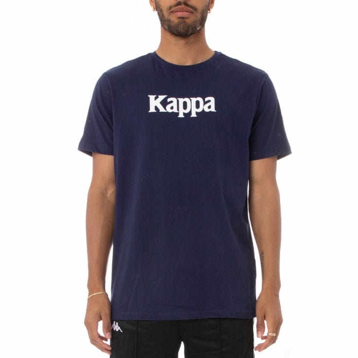Kappa Authentic Runis T Shirt (Navy) 311BHUW