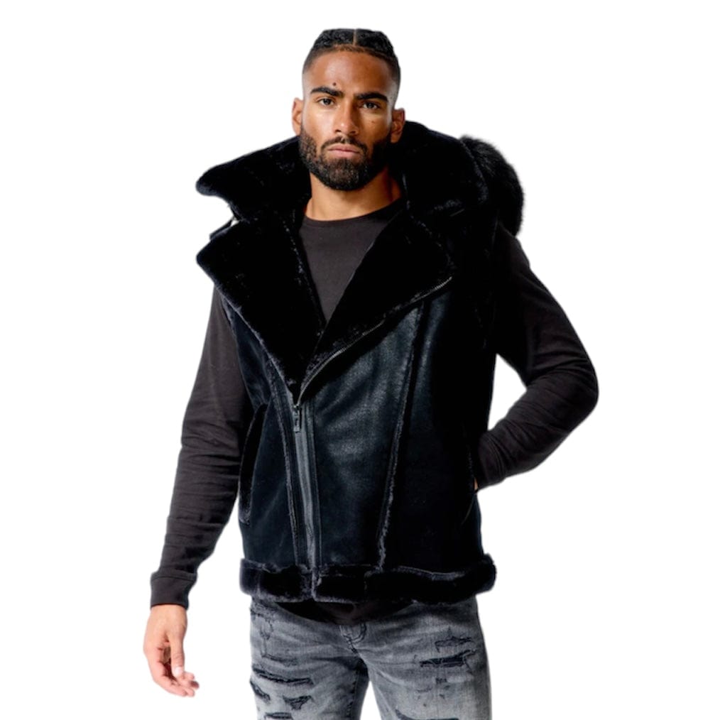 Jordan Craig Denali Shearling Vest (Black) 9370V