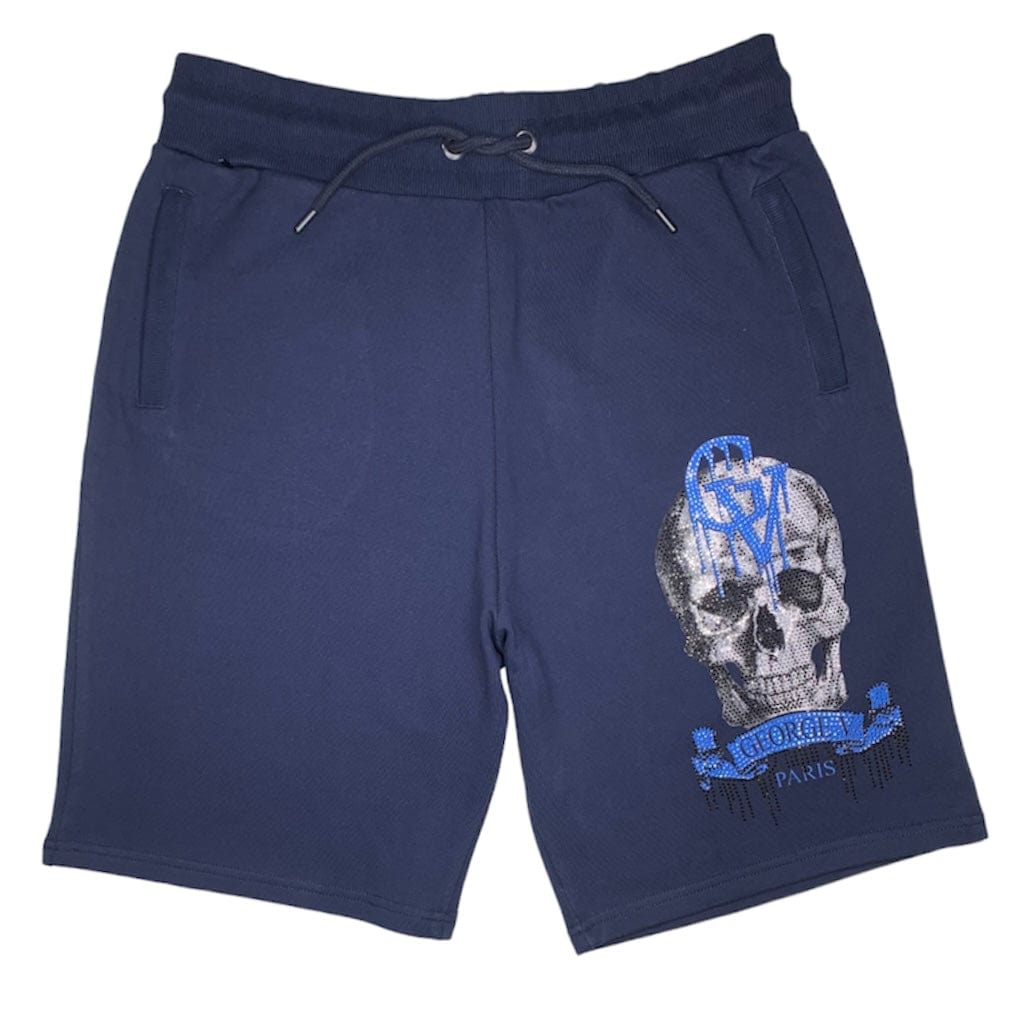 George V Logo Skull Short (Navy) GV-2249