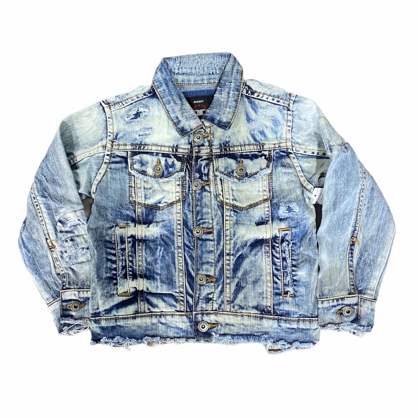 Kids Jordan Craig Denim Jacket (Aged Wash) 91338K