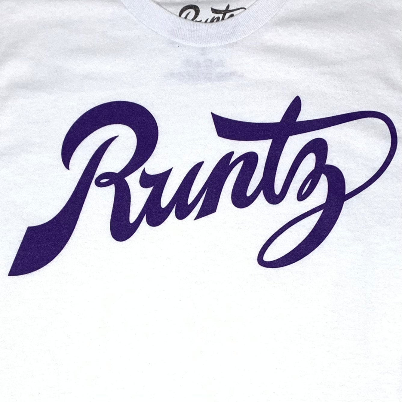 Runtz Script Sneaks Tee (White/Purple) 222-40410C-WHP