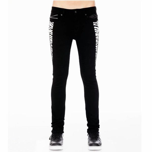 Cult Of Individuality Punk Super Skinny Jeans (Black) 621A2-SS04I