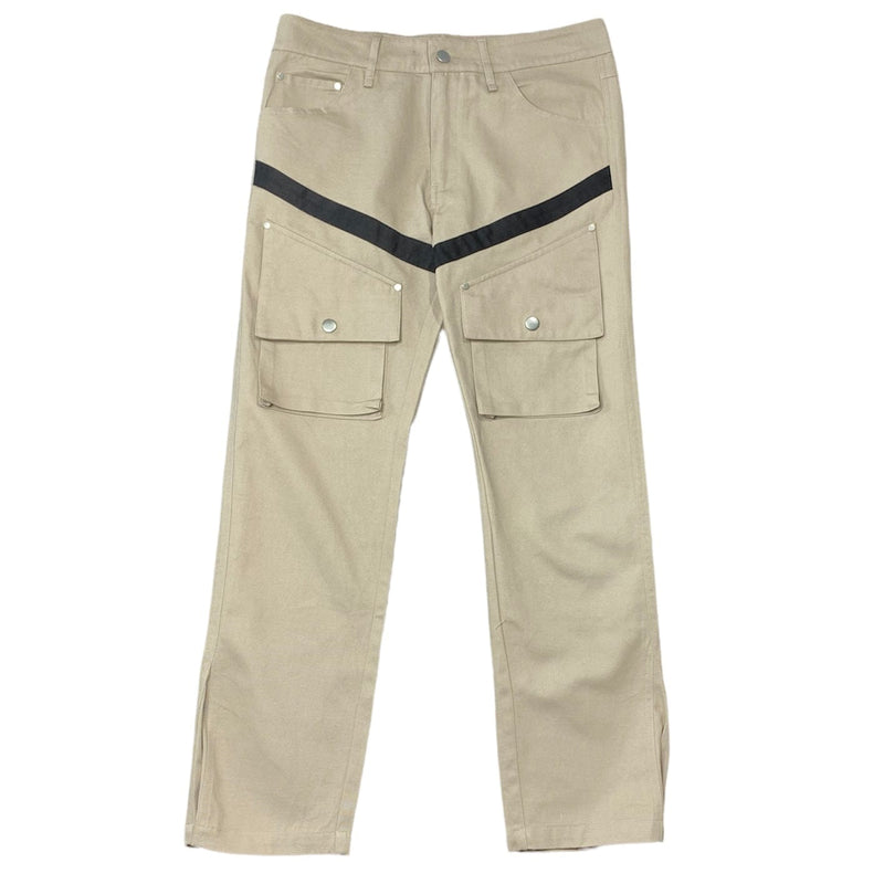Lifted Anchors Helix Striped Cargos Pants (Stone Tan) LASP1229 City