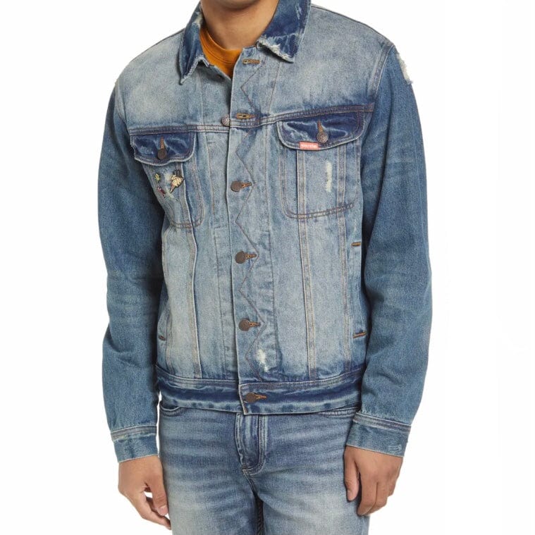 Ice Cream Mamba Denim Jacket (Medium Blue Wash) 421-1403