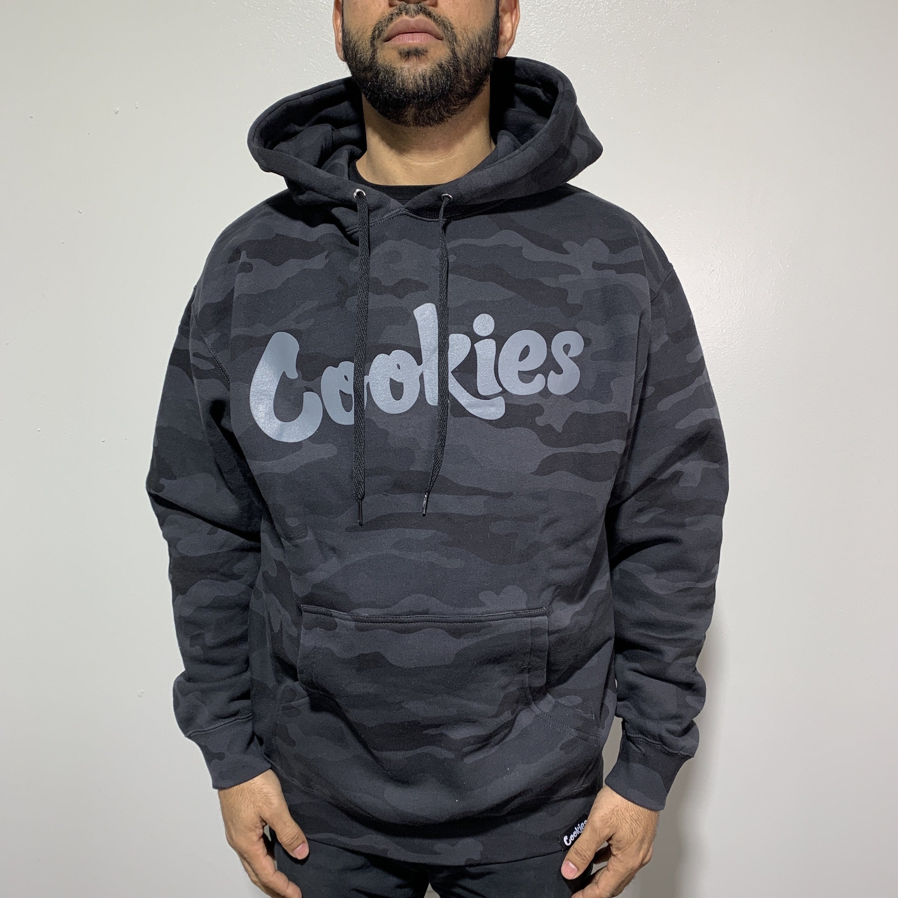 Cookies Original Mint Fleece Hoody (Black Camo/Charcoal)