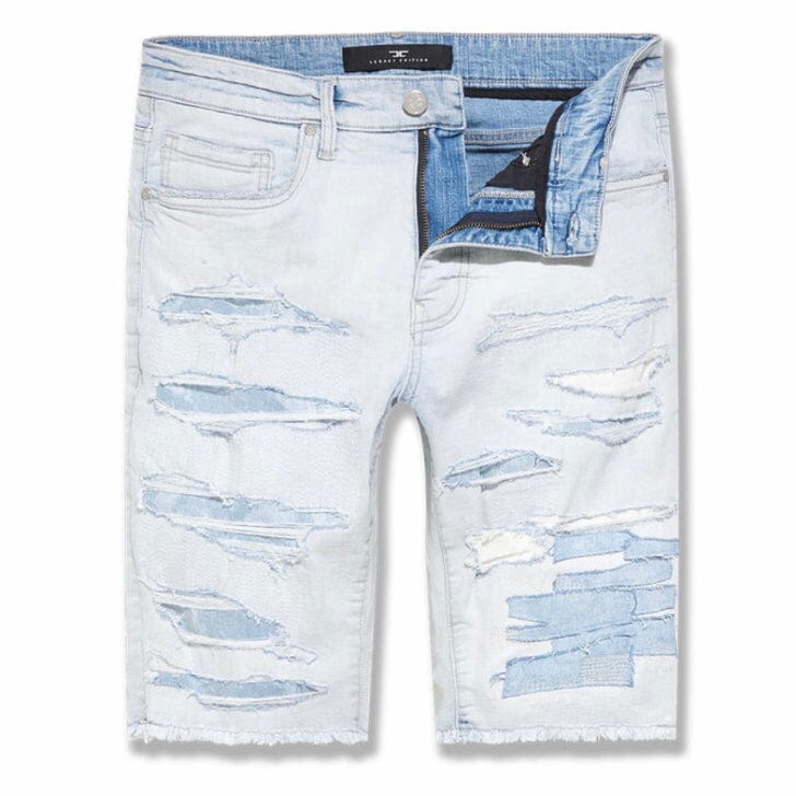 Jordan Craig Dallas Denim Shorts (Iced White) J3198S