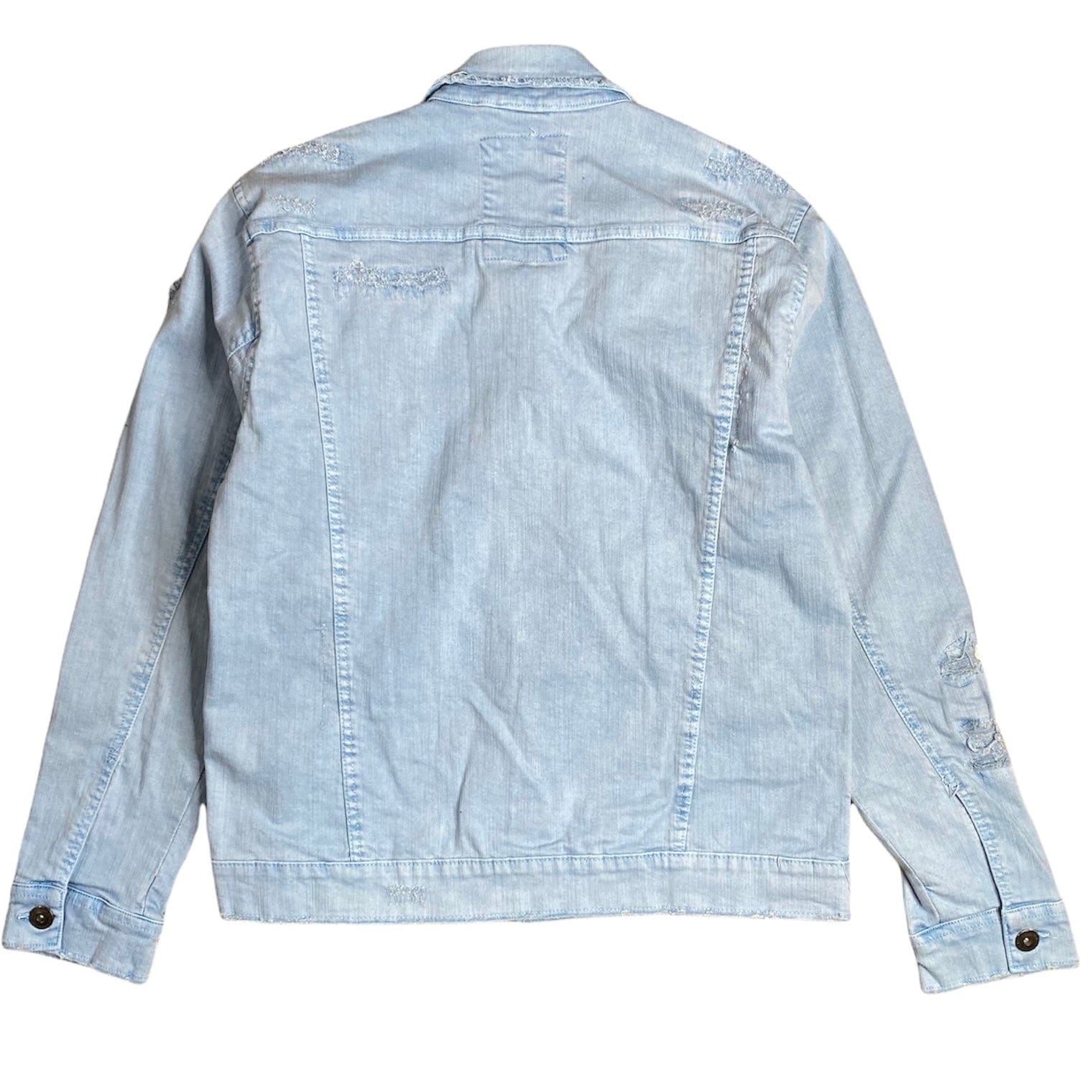 Jordan Craig Mercer Pleated Denim Jacket (Baby Blue) - 91339