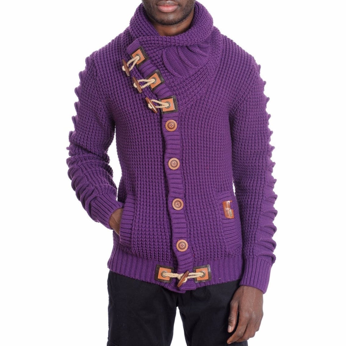 LCR Cardigan Sweater (Purple) 5587