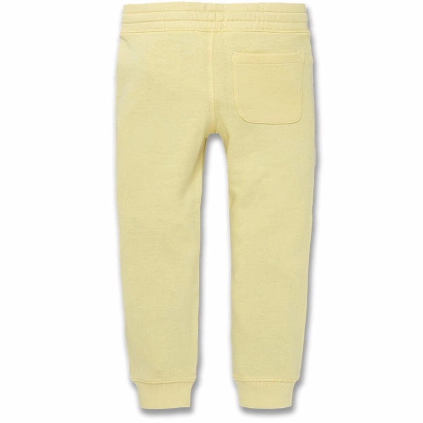 Boys Jordan Craig Invincible Plush Jogger Sweatpants (Pale Yellow) 8446B