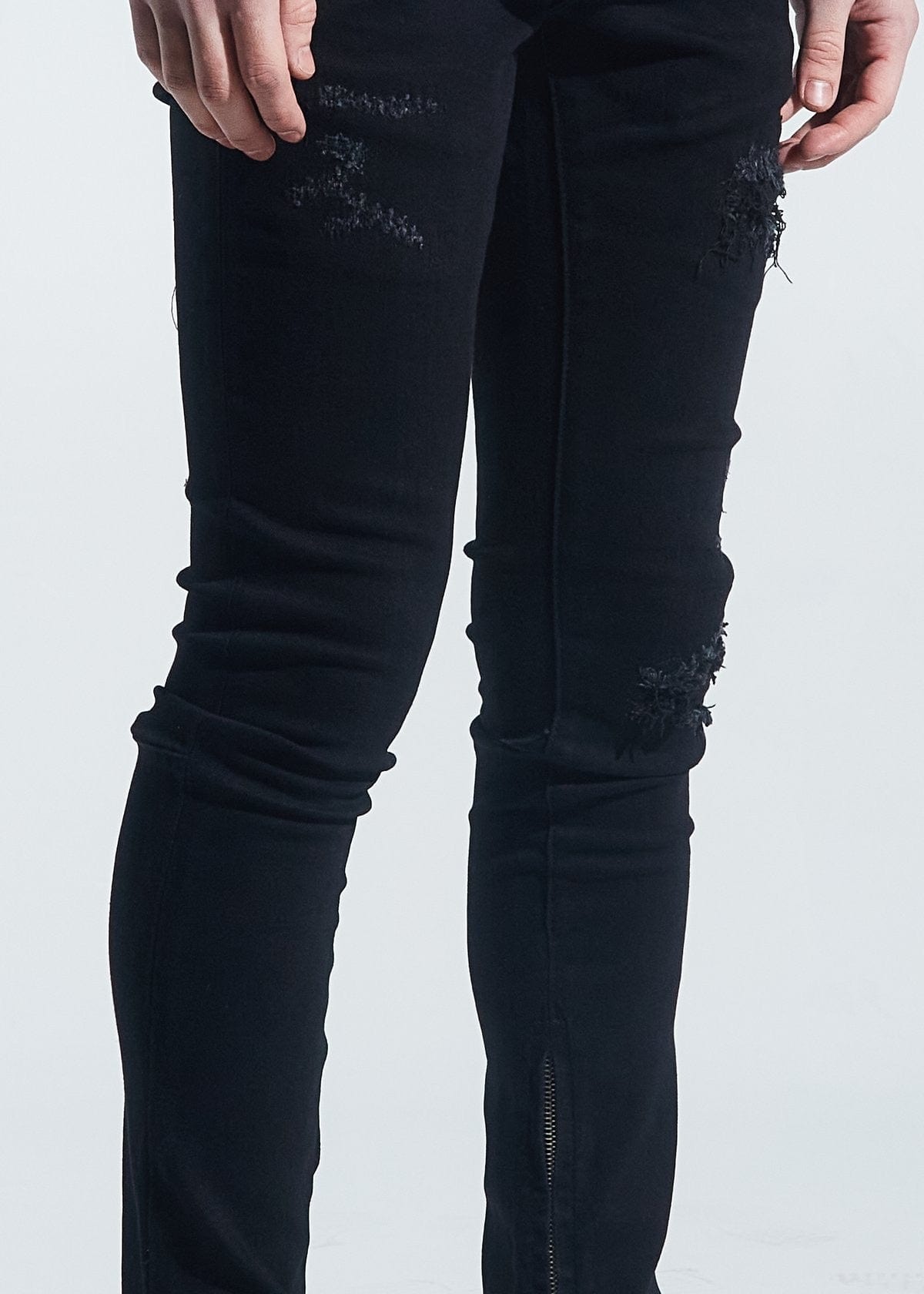 Crysp Jean Black Distressed Pacific