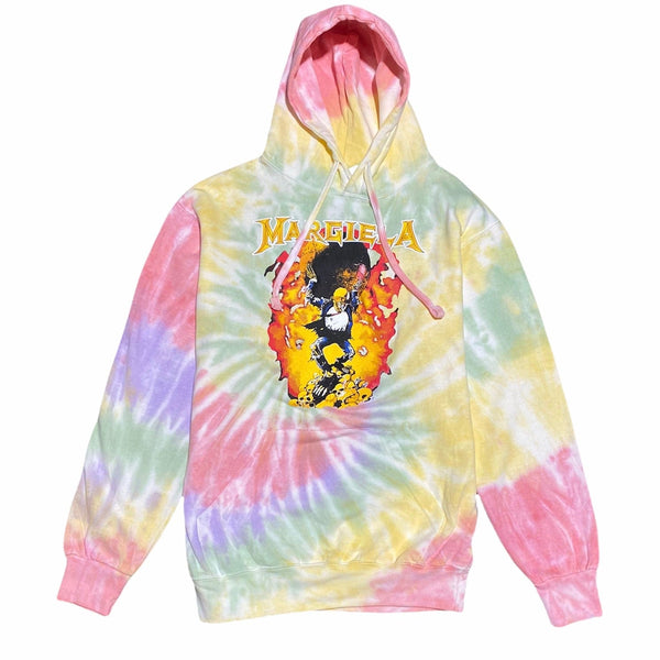 Bleach Goods Greatness Hoodie Tie Dye City Man USA