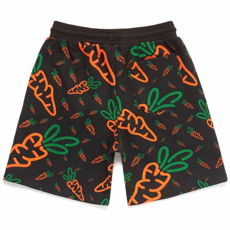 Carrots All Over Sweatshorts (Black) CRT22-02