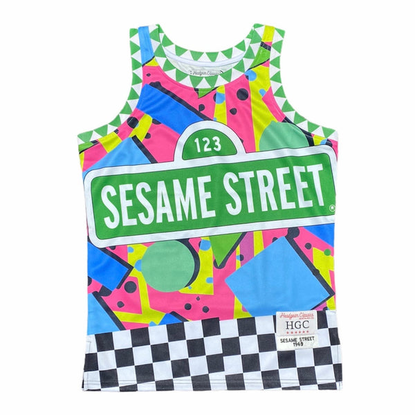 Headgear Sesame Street All Over Print Basketball Jersey (Multi) HGC073