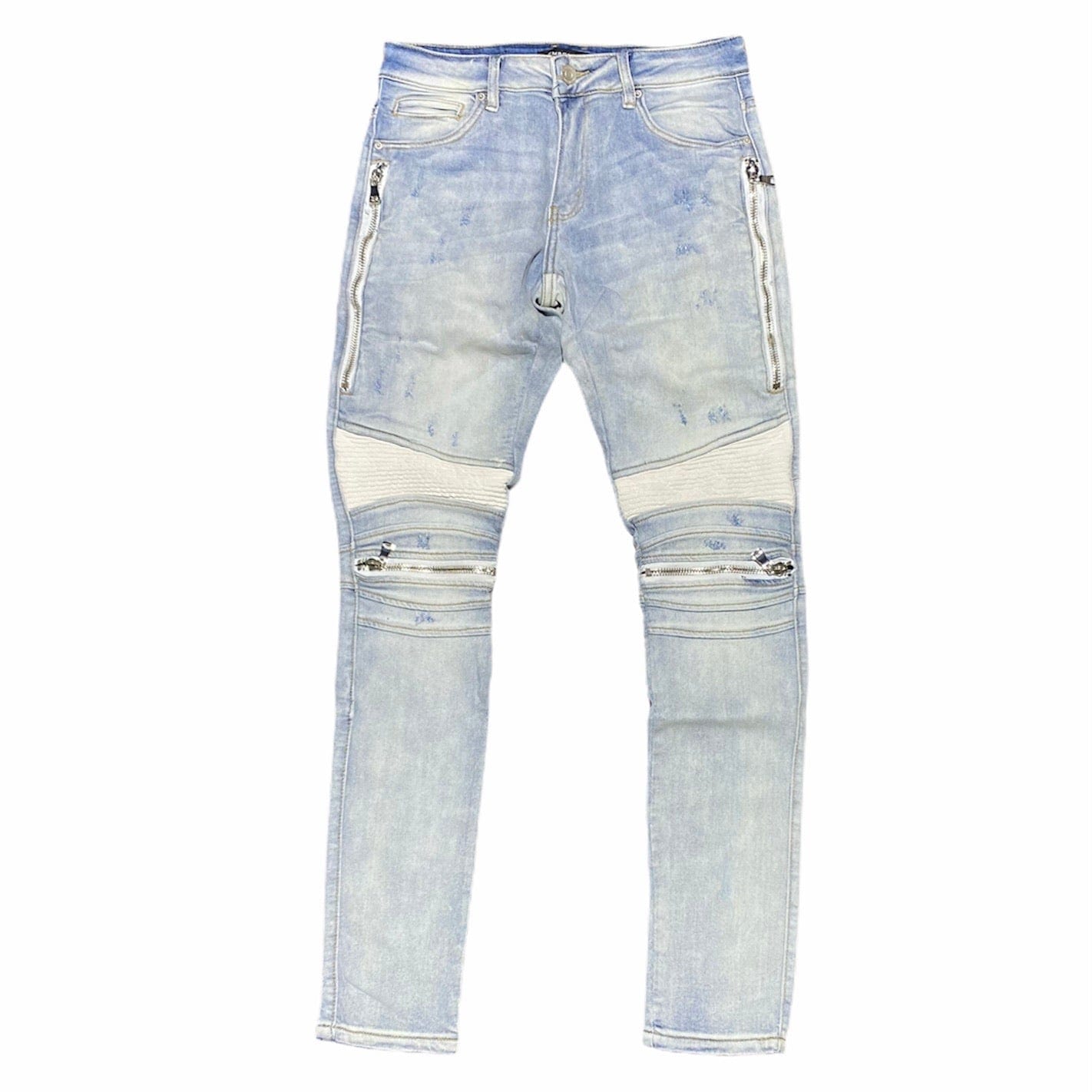 Embellish Sunny Biker Denim (Lt. Blue)