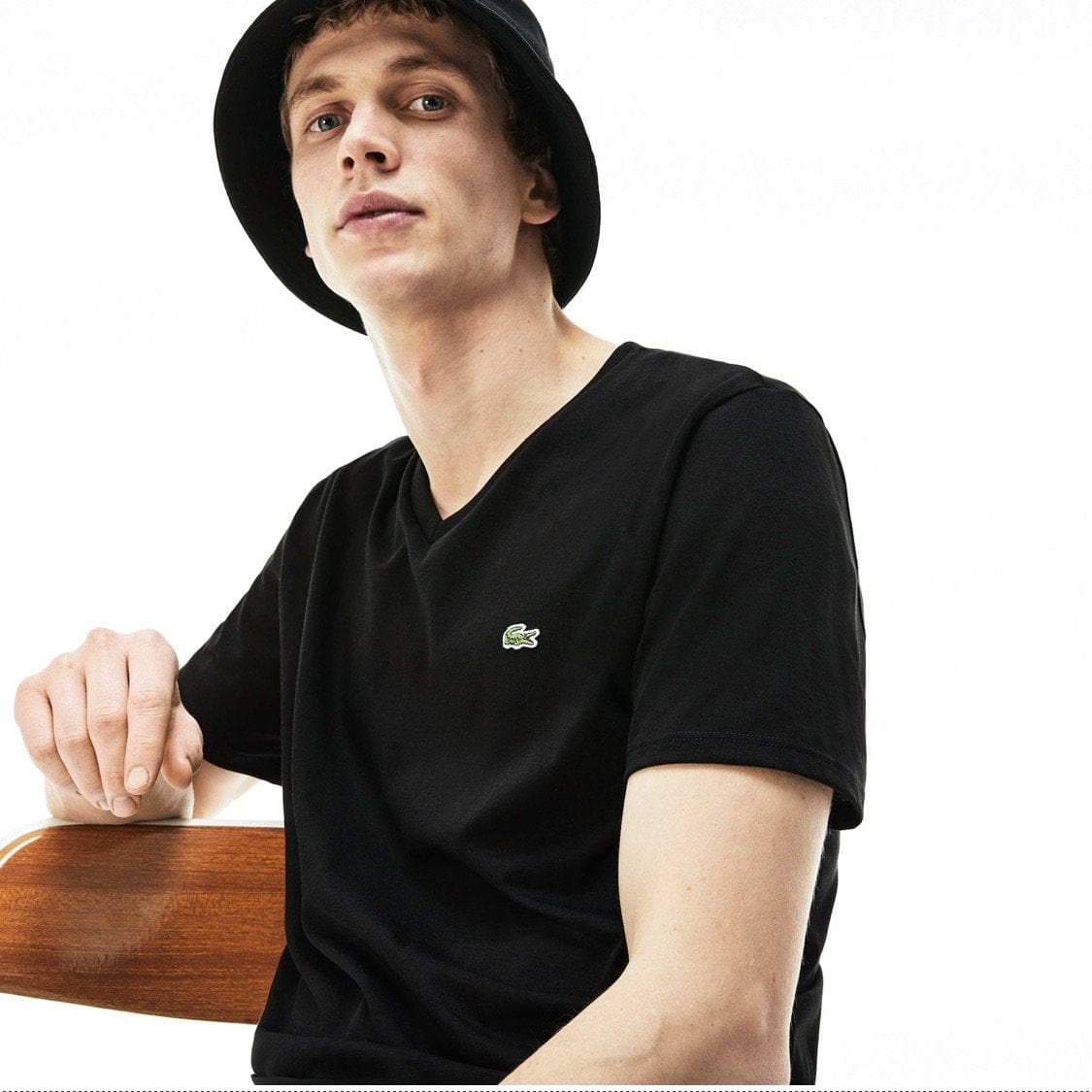 Lacoste Tee (Black) TH6710