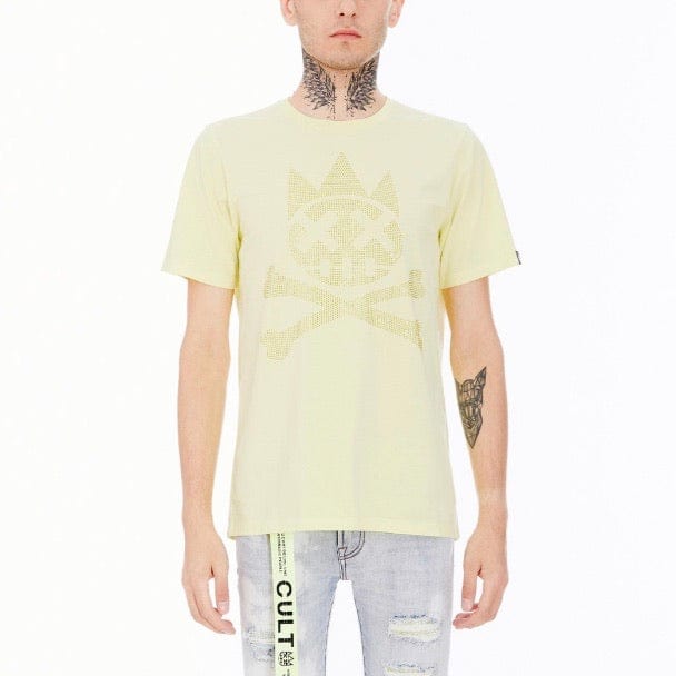 Cult Of Individuality Shimuchan Crew Neck Tee (Lemonade) 621A3-K36B