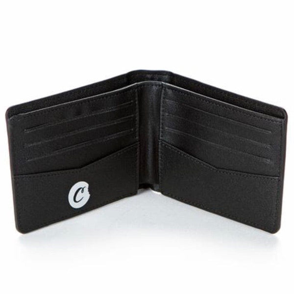 Cookies Textured Faux Leather Wallet (Black) 1548A4615