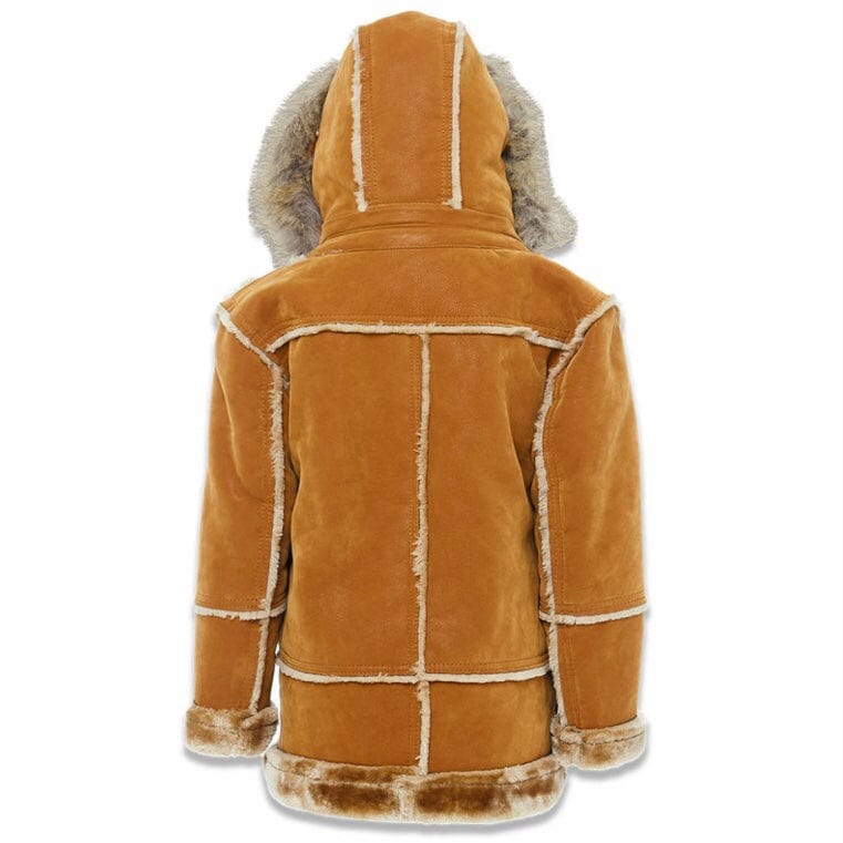 Kids Jordan Craig Denali Shearling Jacket (Cognac)