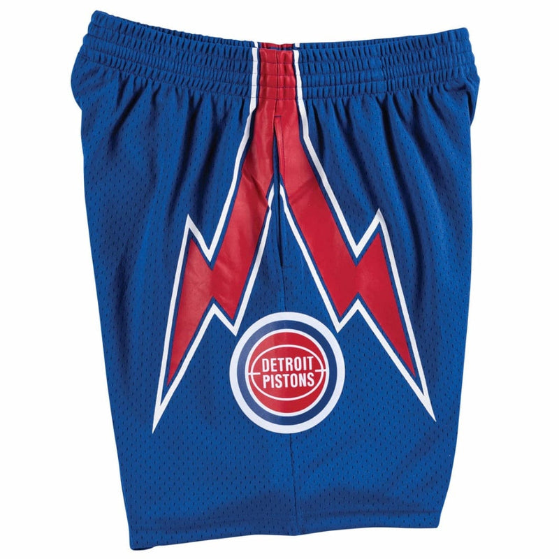 Mitchell & Ness Nba Detroit Pistons Swingman Road Shorts (Royal)