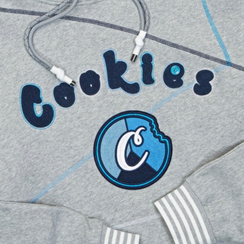 Cookies Show & Prove Fleece Pullover Hoodie (Grey) 1556H5659