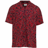 Ksubi Digi Resort Short Sleeve Shirt (Red/Black) MSP23SH006