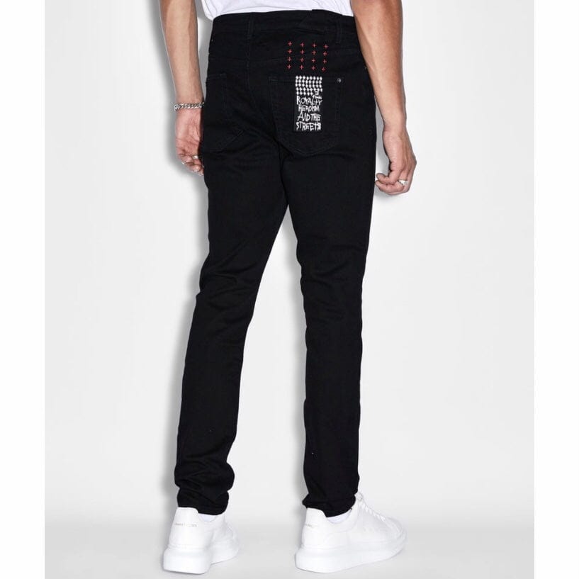 Ksubi Chitch Laid Black Jean (Jet Black) 1000058471