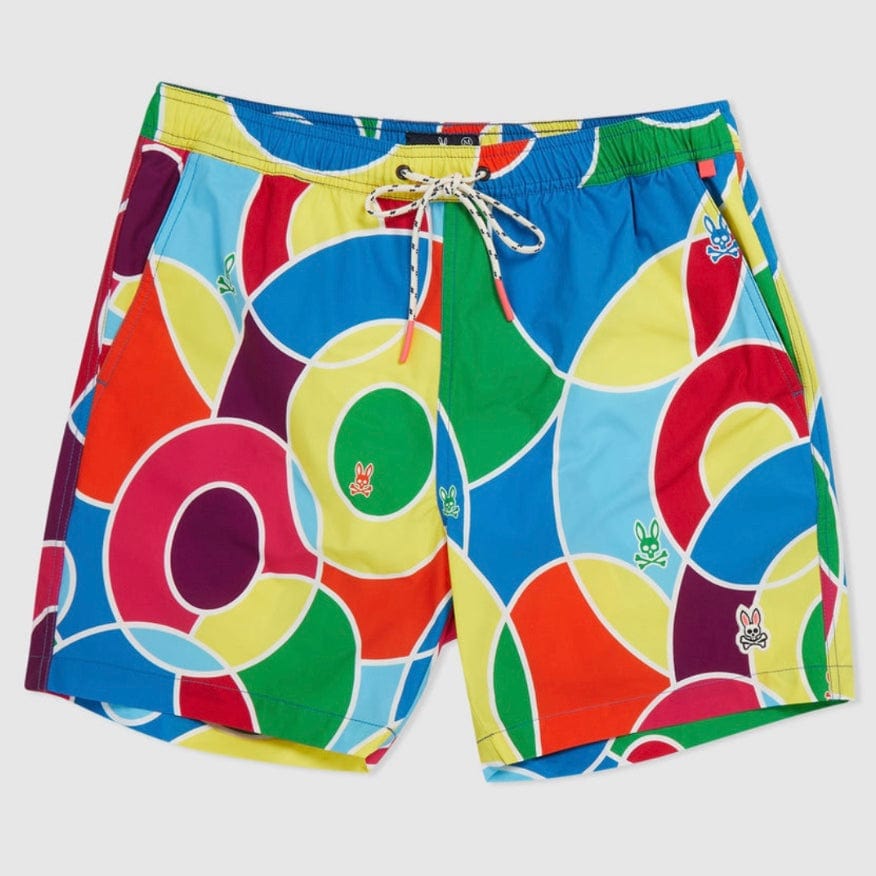 Psycho Bunny Darwin Swim Shorts (Seaport Blue) B6W427T1PO