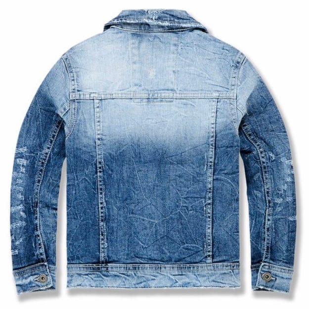 Kids Jordan Craig Hamilton Denim Trucker Jacket (Aged Wash) JJ300RB