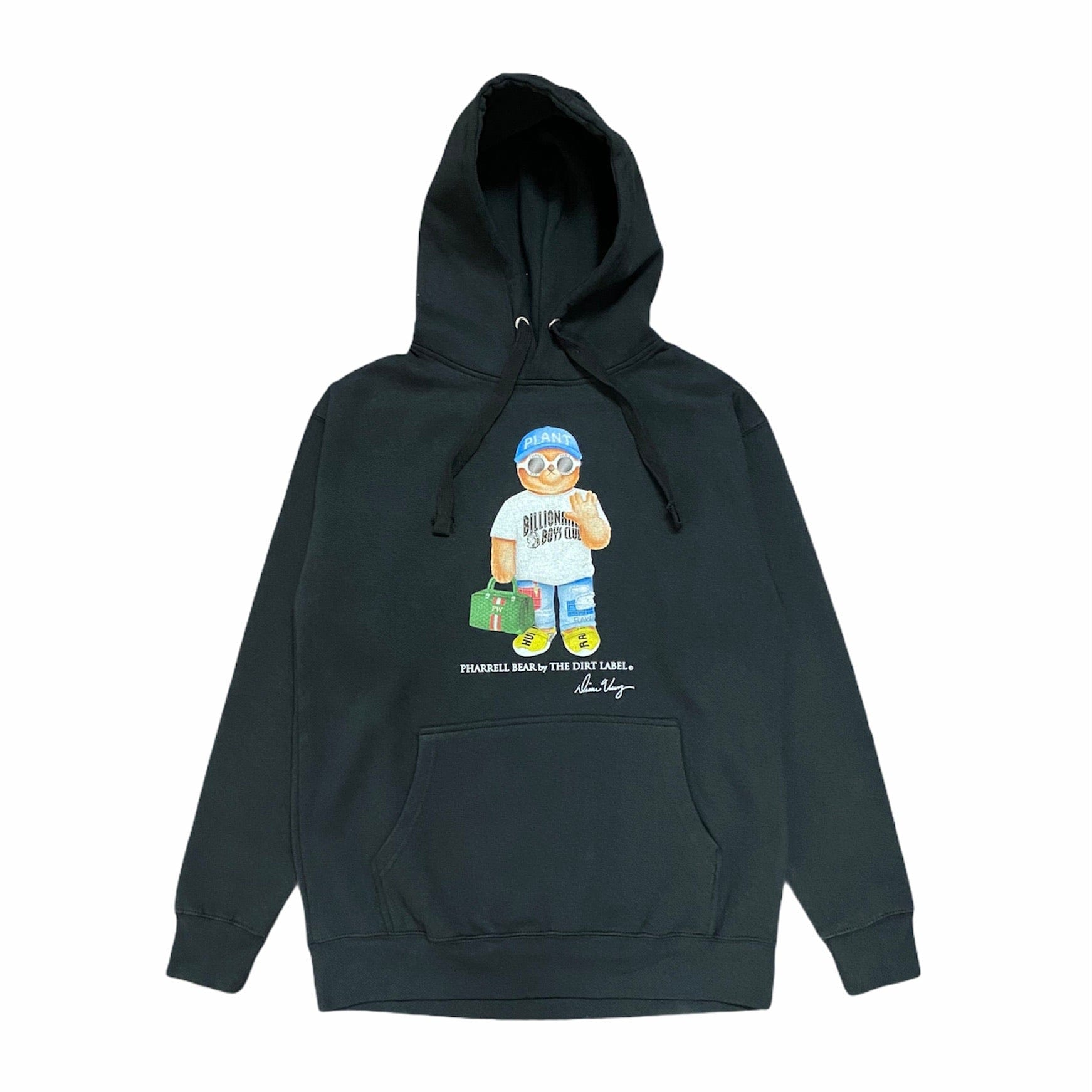 Dirt Label Pharrell Bear Hoodie (Black)