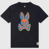 Kids Psycho Bunny Calder Graphic Tee (Navy)