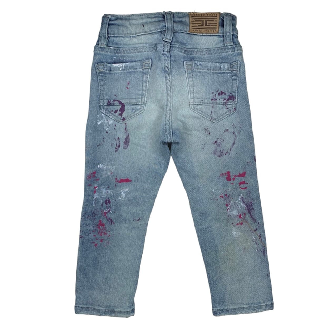 Kids Jordan Craig Sean Paint Jeans (Arctic Wash) JM3432K