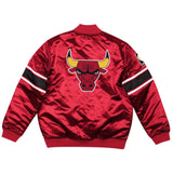 Mitchell & Ness Chicago Bulls Heavyweight Satin Jacket (Red)