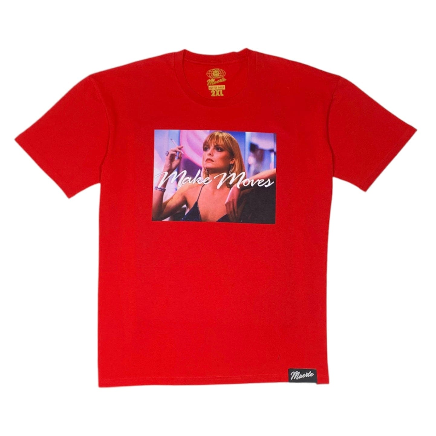 Hasta Muerte Make Moves T-Shirt (Red) - MUN01523