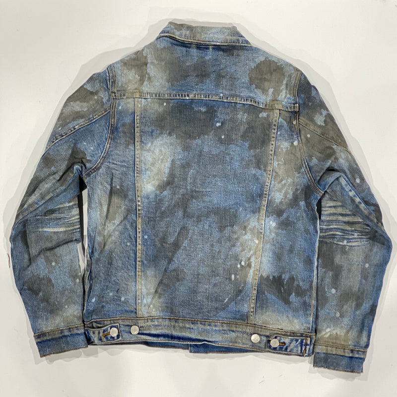 Embellish Burns Denim Jacket (Dirty Light Indigo) - EMBSP220-202