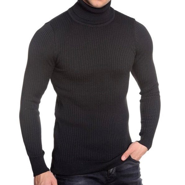 LCR Black Edition Turtleneck Sweater (Black) 1670C