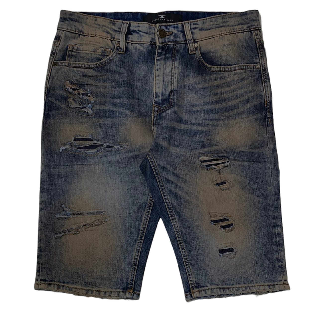 Jordan Craig Distressed Denim Short (Copper Wash) - J3139S