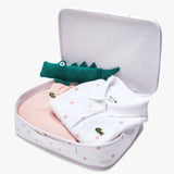 Lacoste Girls’ Toy And Organic Cotton Pajama Box Set White 4J68385199P